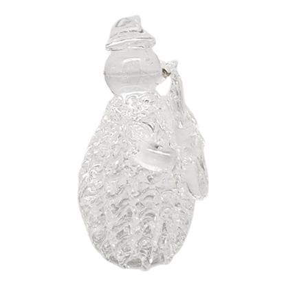 Spunglass Snowman Figurine