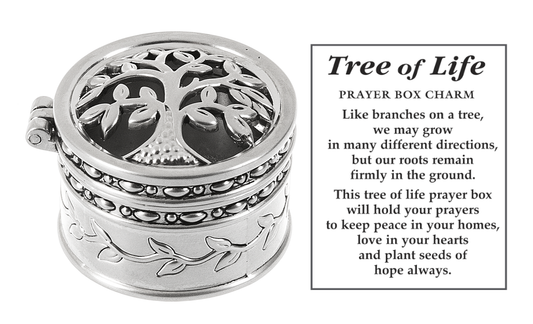 Tree of Life Prayer Box Charm