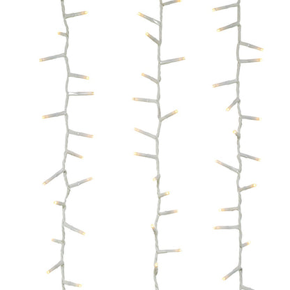 600-Light Warm White LED Rice Light Set - 49 Feet