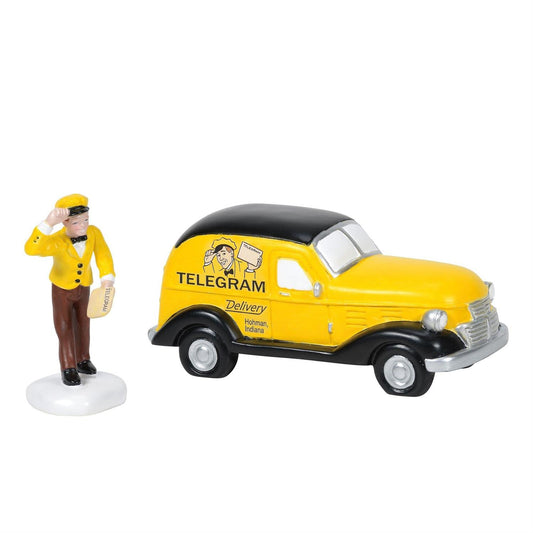 Old Man's Telegram Delivered - 2 Piece Set