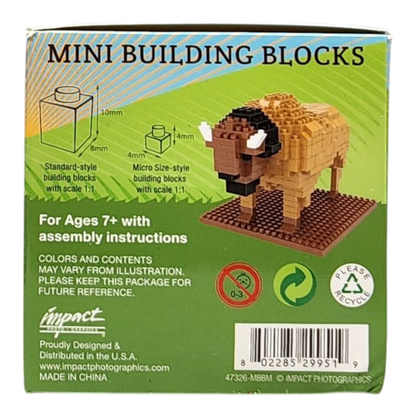 Mini Building Blocks - Bison
